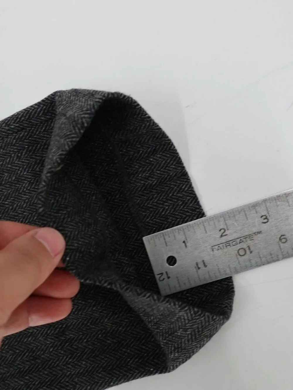 J Crew Dress Pants Mens 32 L32 Ludlow Herringbone Tweed Wool Blend Flat Front